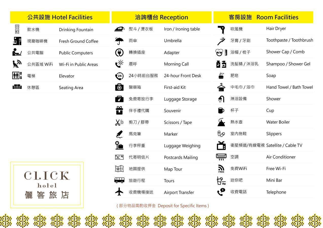 Click Hotel - Ximending Branch Taipei Bagian luar foto